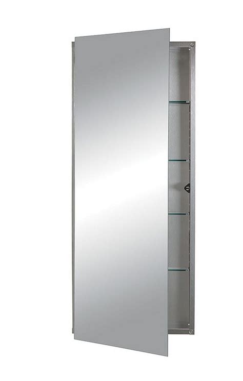 retro stainless steele medicine cabinet|recessed medicine cabinets at lowe's.